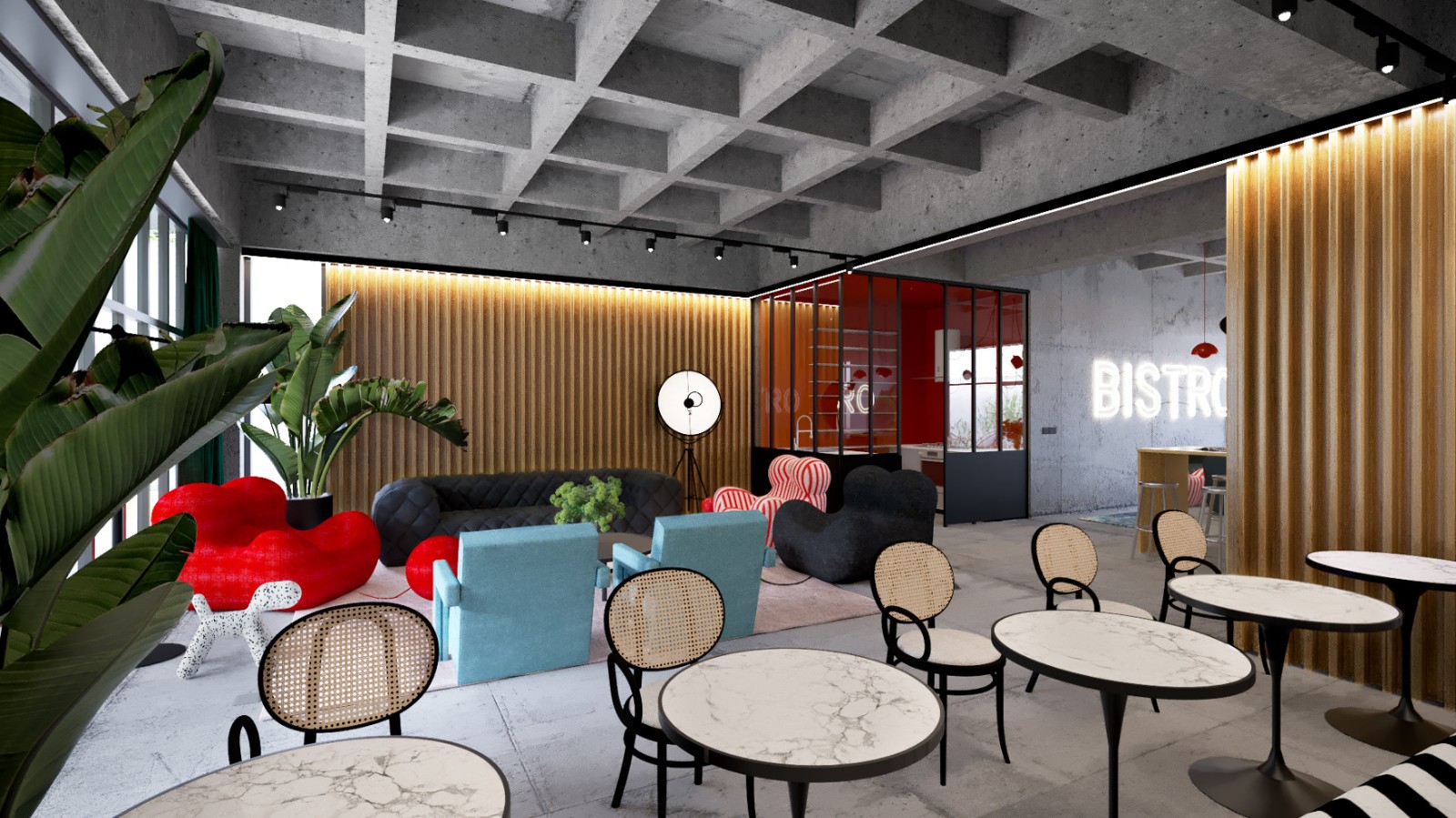 国外时尚学生宿舍公区  Bogdan Ciocodeica-11