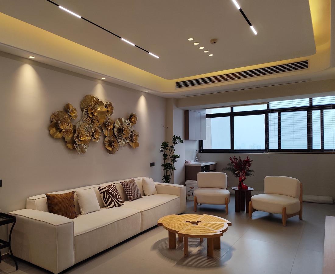 原木极简风大平层-3