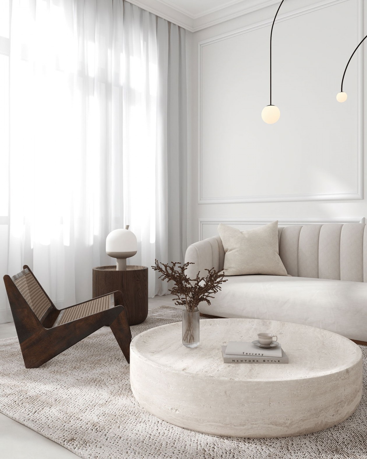 白色系 简洁而舒适的公寓-4