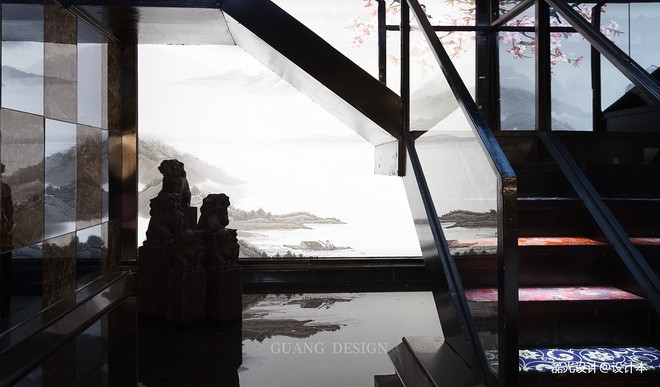 餐饮空间200平米装修案例_效果图 - 新国潮风 湘菜川菜烧烤夜宵多业态融合 - 设计本-16