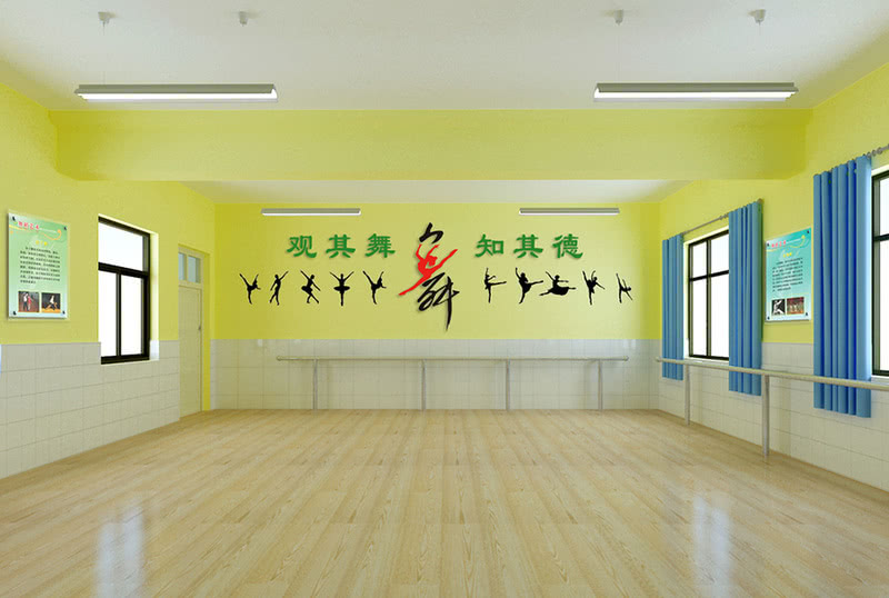 舞蹈教室 舞蹈房设计案例效果图-18