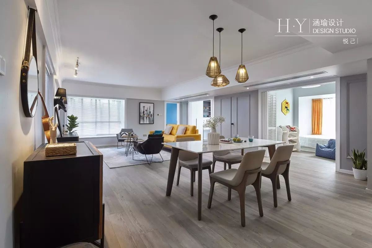 深圳涵瑜设计新作 | 悦己,北欧时尚的幸福家园-23