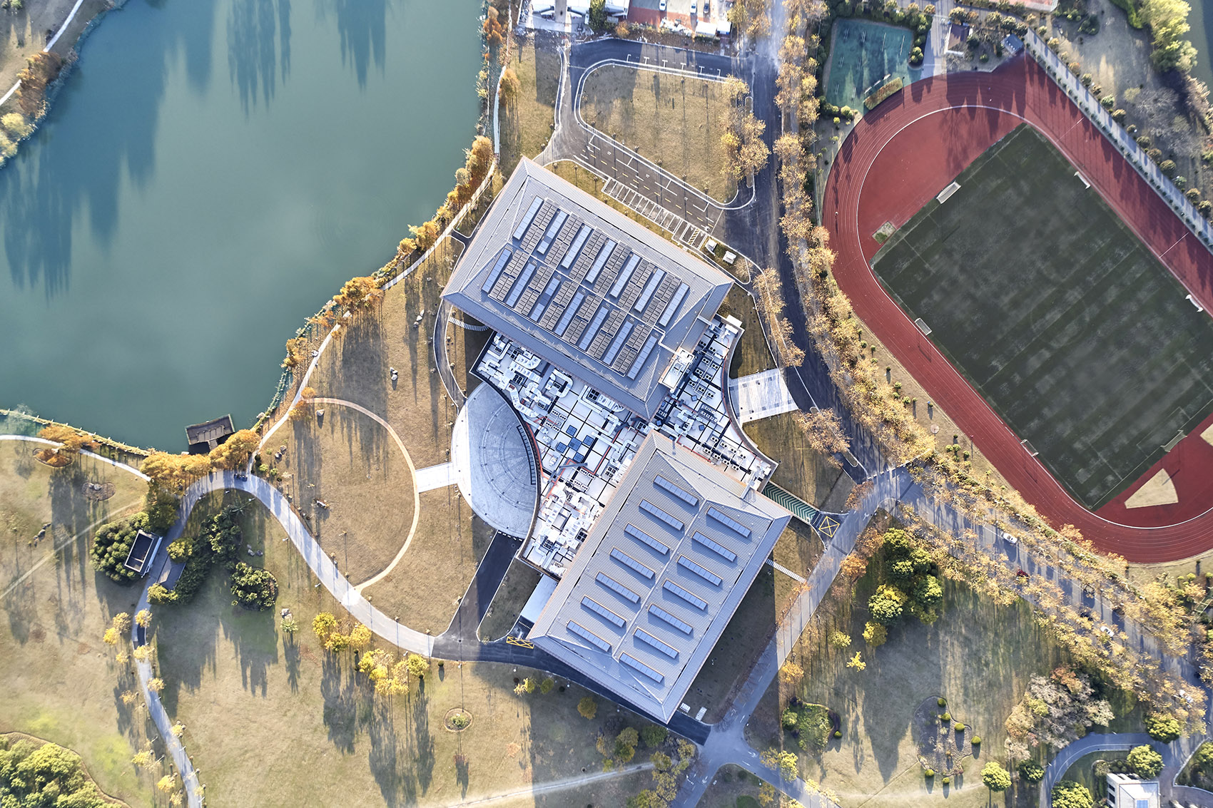 上海复旦江湾校区新建综合体育馆-10