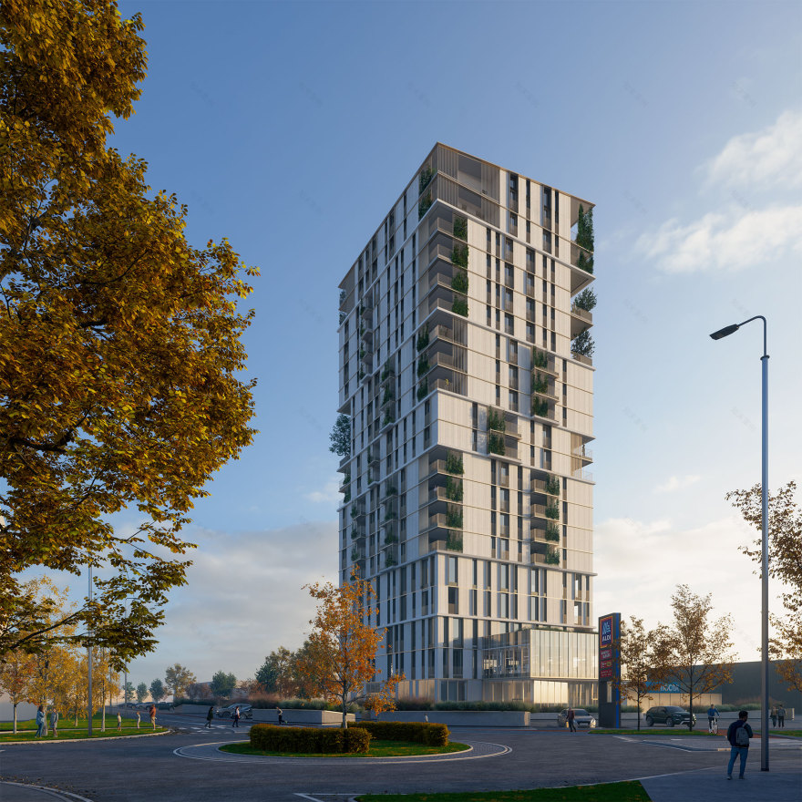 意式绿意 · Saronno 住宅塔楼丨意大利丨SIGMA COSTRUZIONI-17