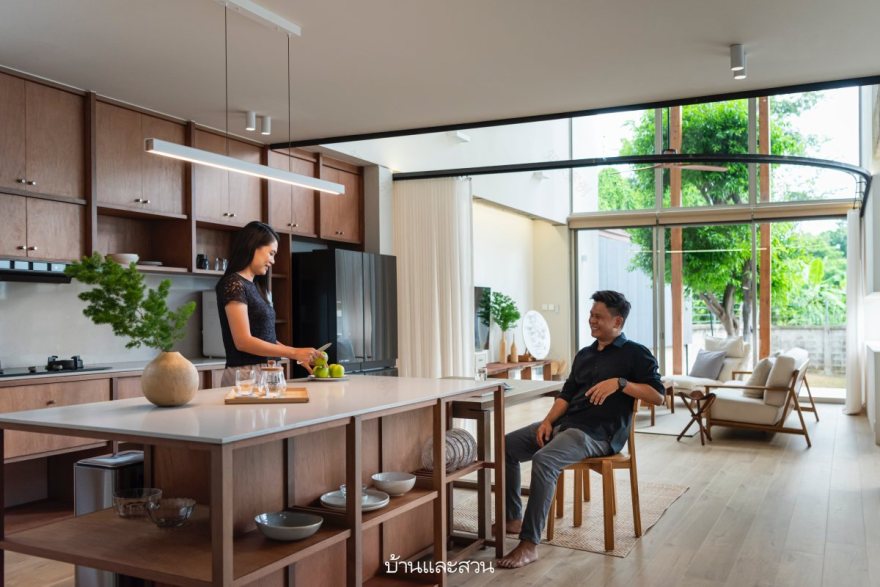 บ้านวิวภูเขาทรอปิคัลโมเดิร์น เปิดมุมมองสู่ดอยสุเทพ - บ้านและสวน-9