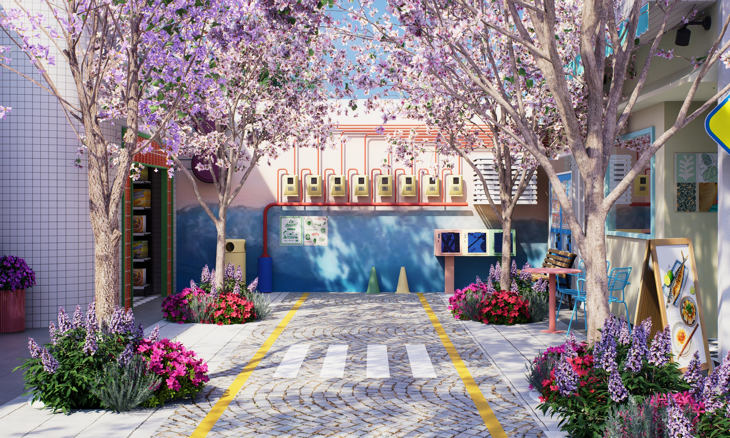 Khu check - in Chủ đề Mùa xuân Hàn Quốc-6