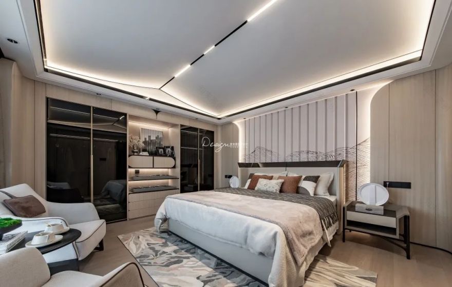 昆明玺珑湾现代轻奢样板房丨中国昆明丨紫苹果国际设计-82