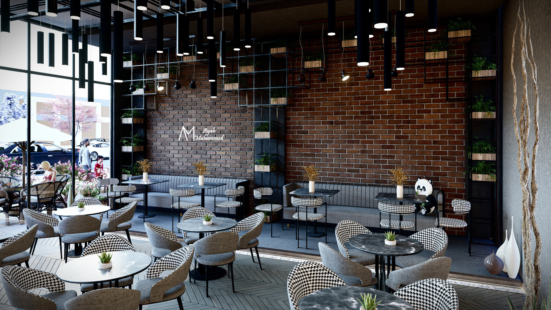 Panda Café 室内设计-13