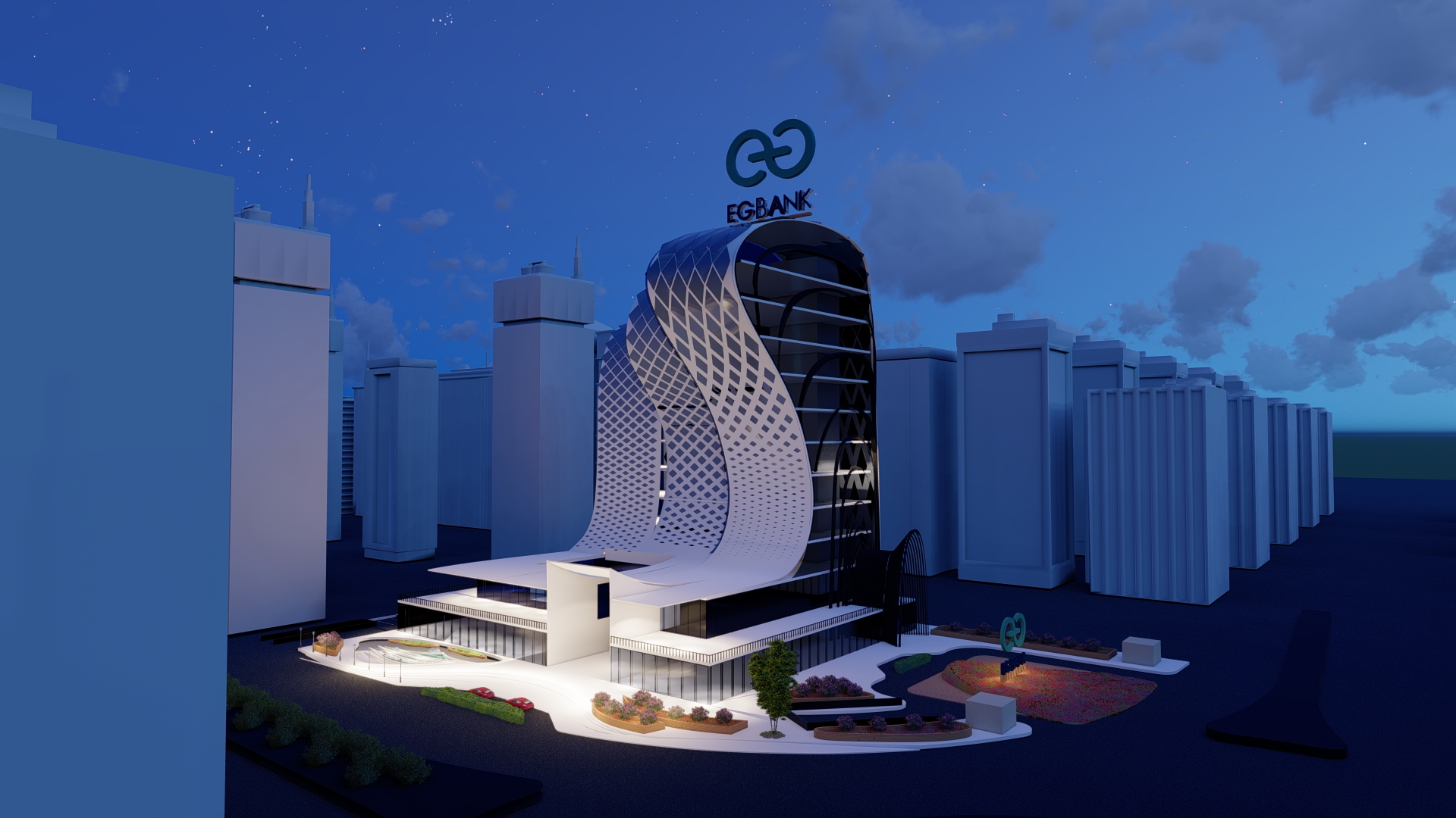 EG 银行总部丨Building Type Design Studio-9