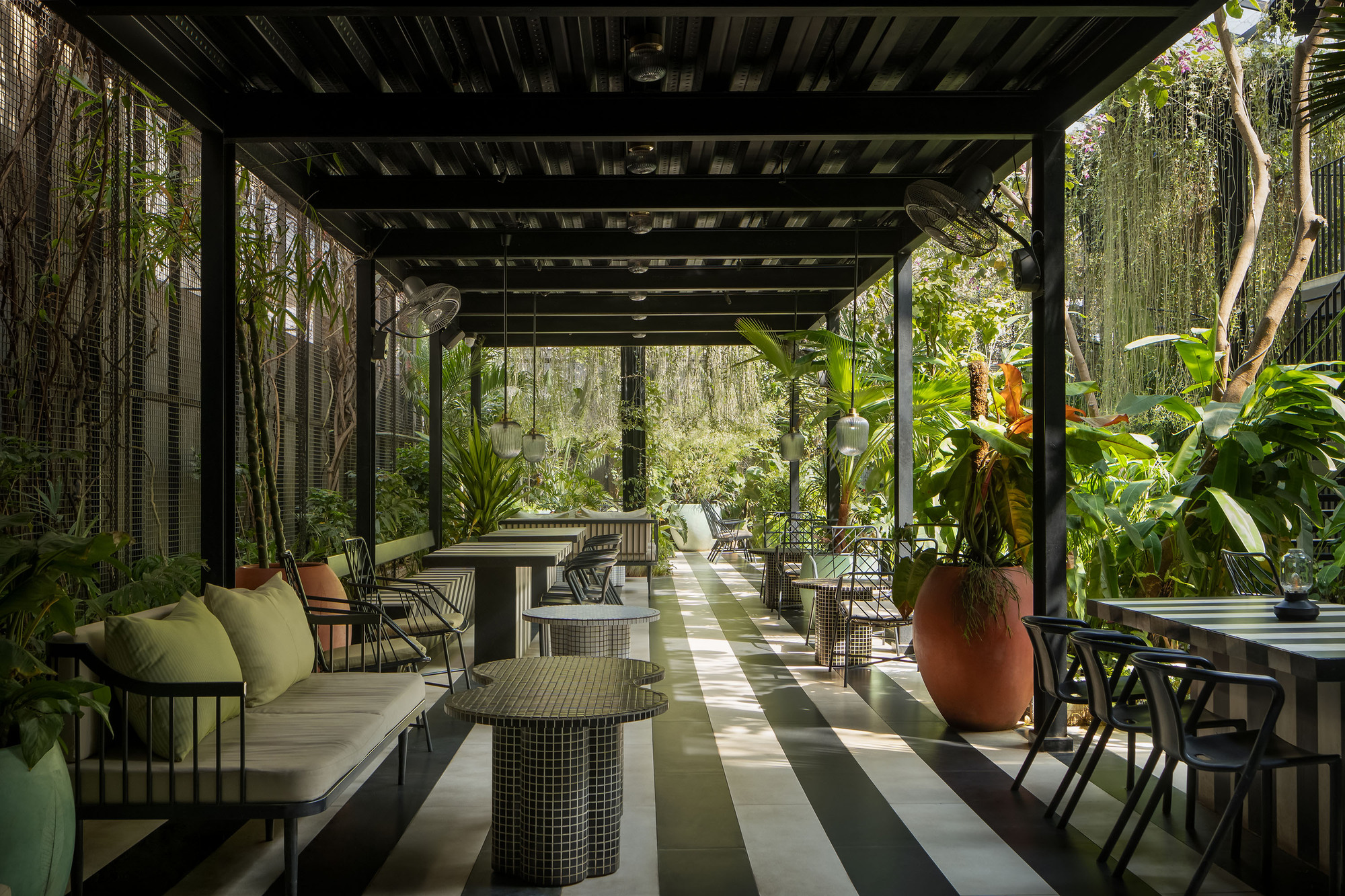 日出花园餐厅丨印度班加罗尔丨M9 Design Studio-14