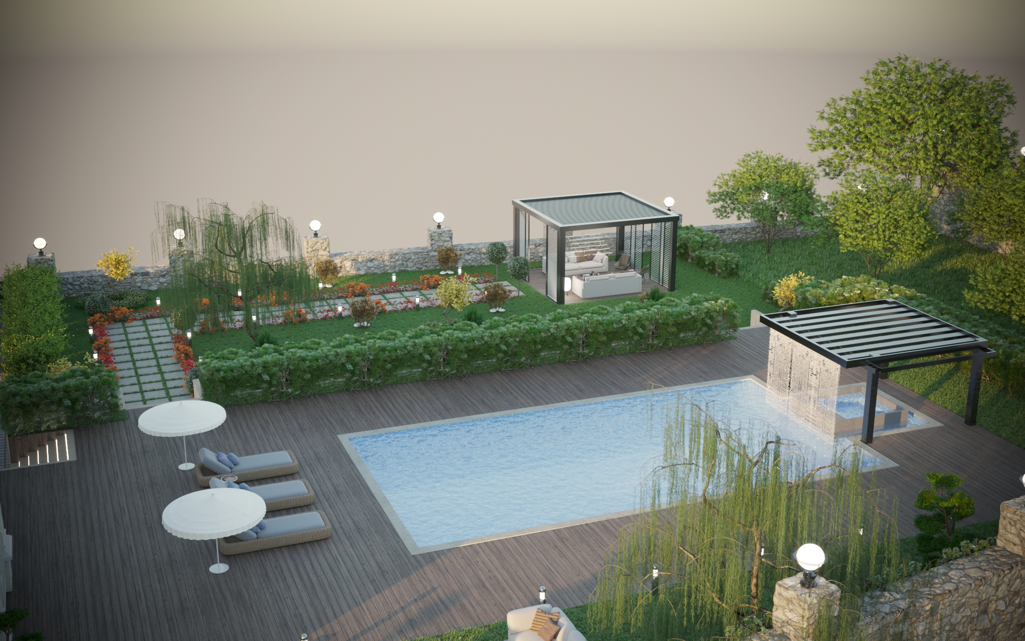 villa Landscape south lebanon-1