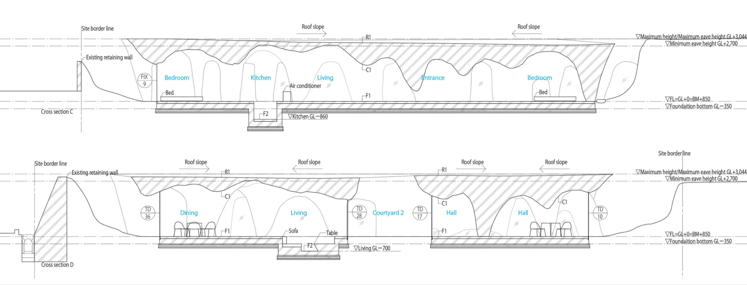 日本地下覆泥住宅与餐厅综合体丨Junya Ishigami + Associates-39