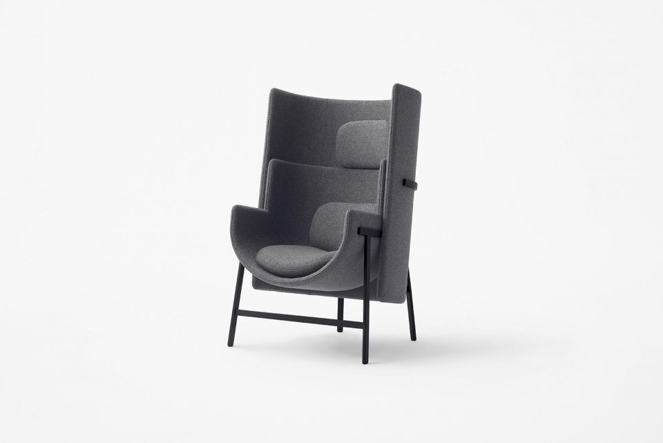 nendo 为小型公共空间设计的“kite”系列座椅-10