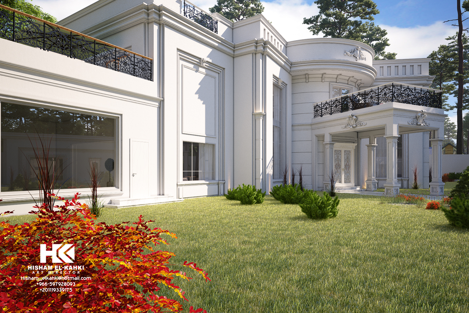 经典别墅外观设计-12