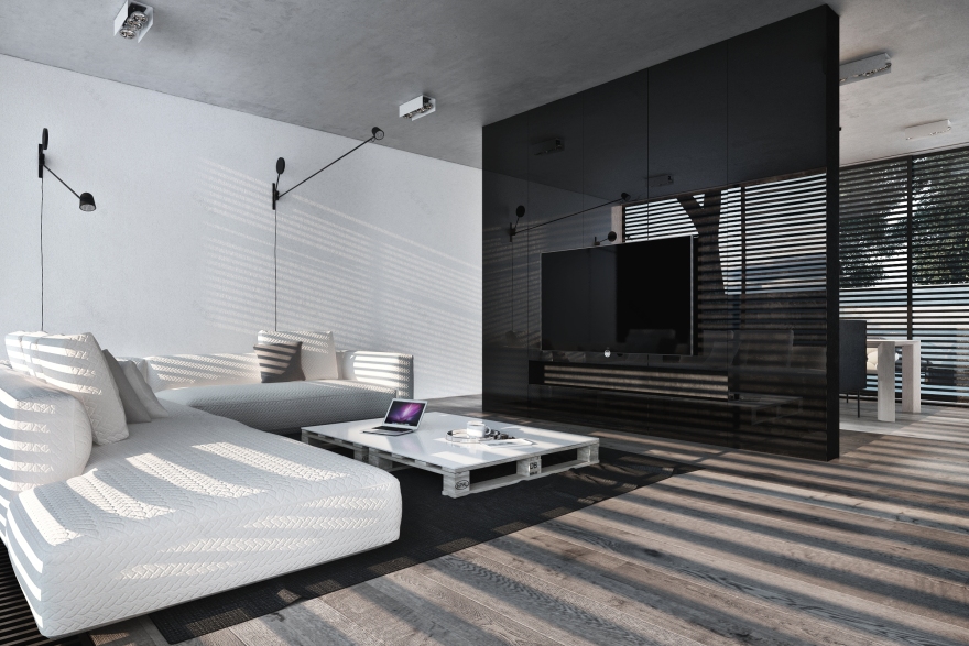 为一对年轻夫妇建造的162平方米的私人住宅项目。-28