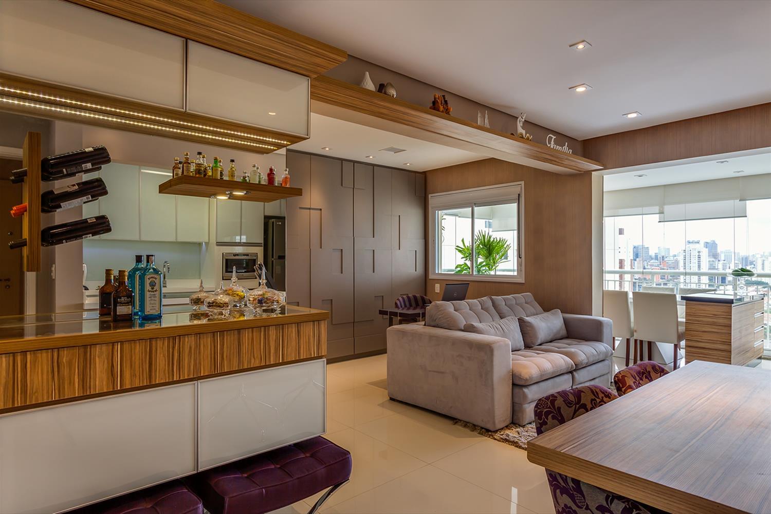 巴西圣保罗 75 平米现代风格公寓设计-1