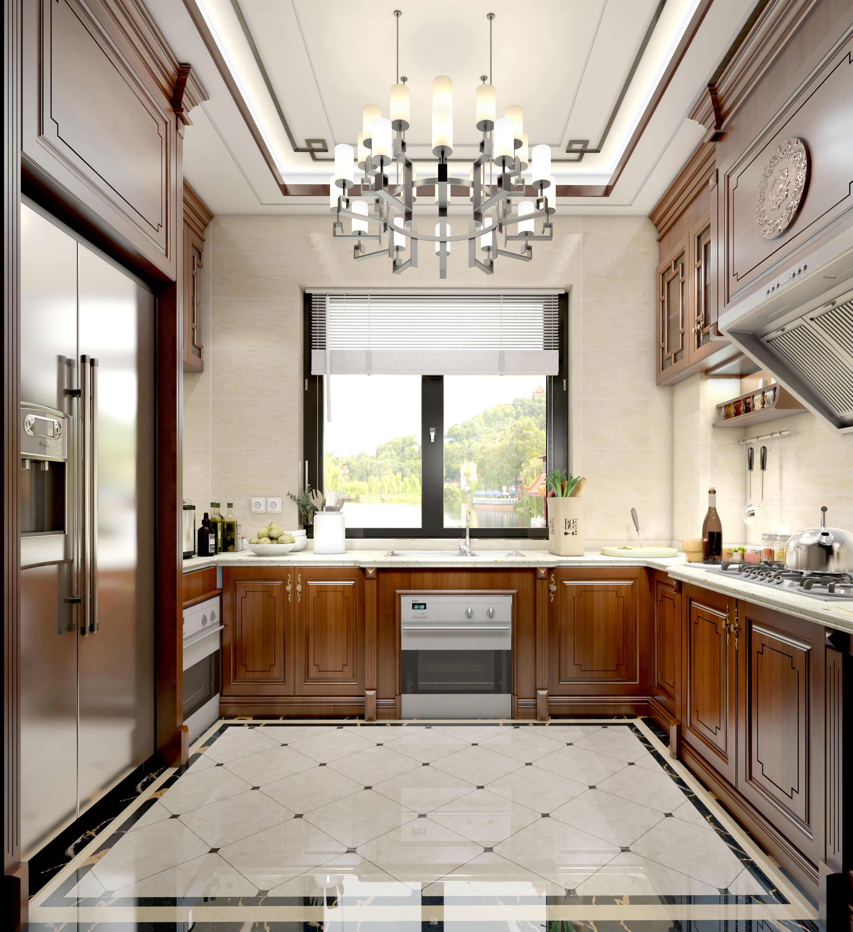 新中式别墅空间制作“雅沁”-10