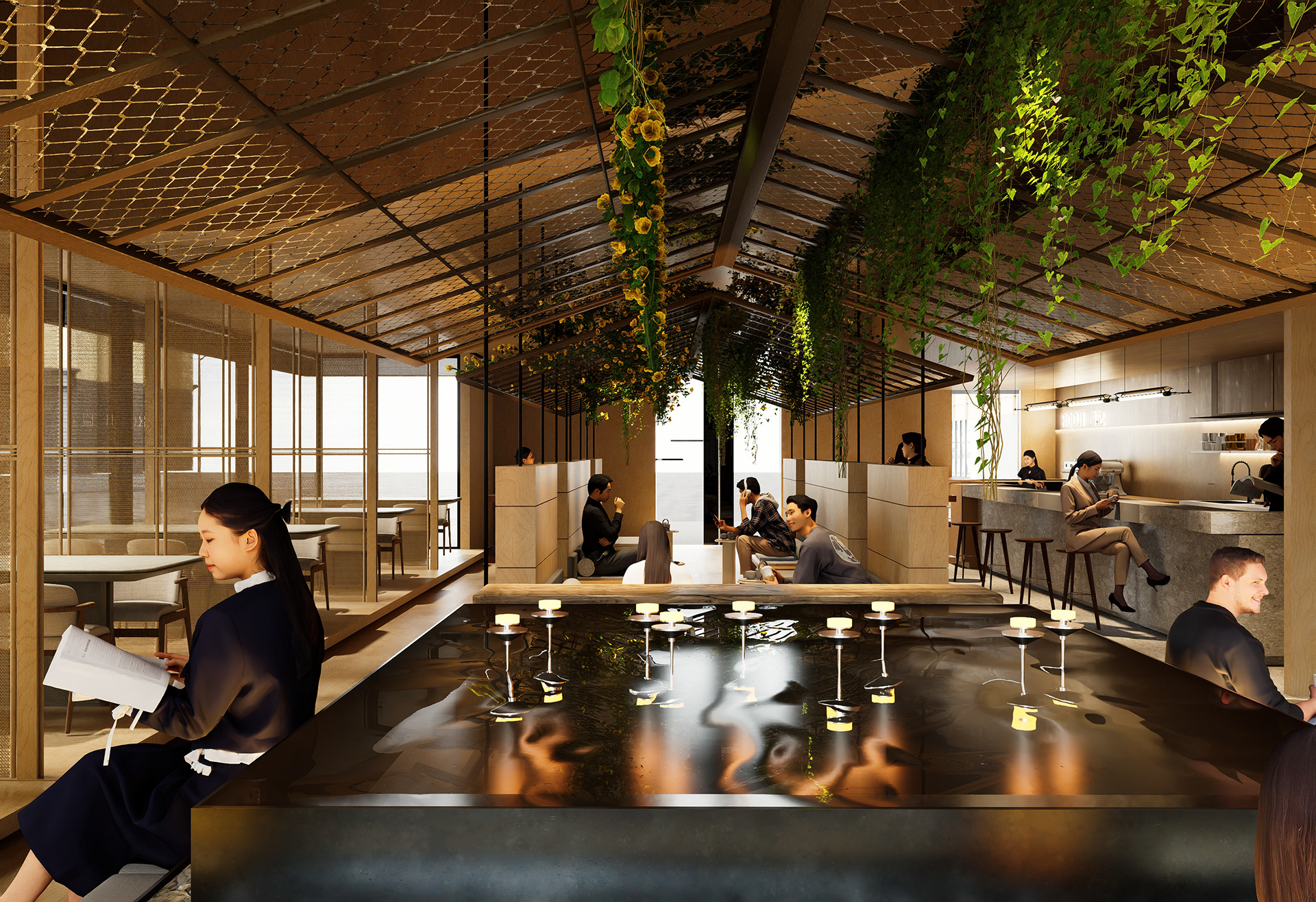 儒記茶飲 ROOJI tea house,弧影棲所・城市輕奢私寓丨中国台湾丨與儒記茶飲品牌,NT甯居室內高端工程,藍雅設計-35