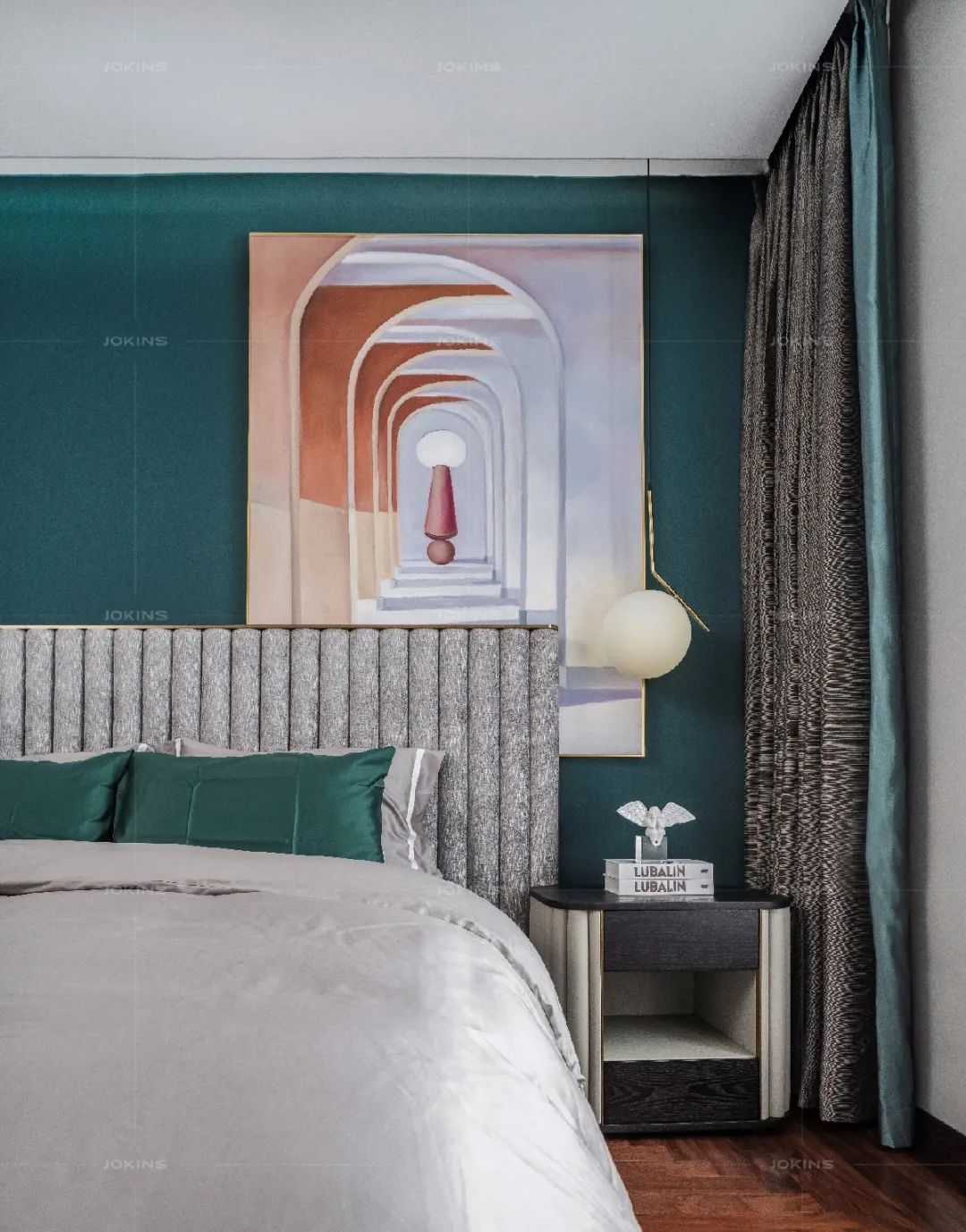 160平米高级灰现代家居设计丨中国郴州丨郴州乔金斯-31