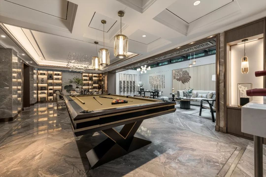 常德和瑞别墅下叠户型软装设计 | 现代风尚与东方禅意的融合-21