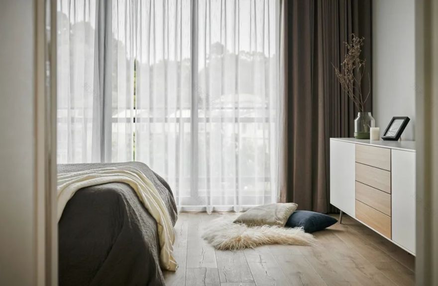 现代简洁清雅风的居住空间-36