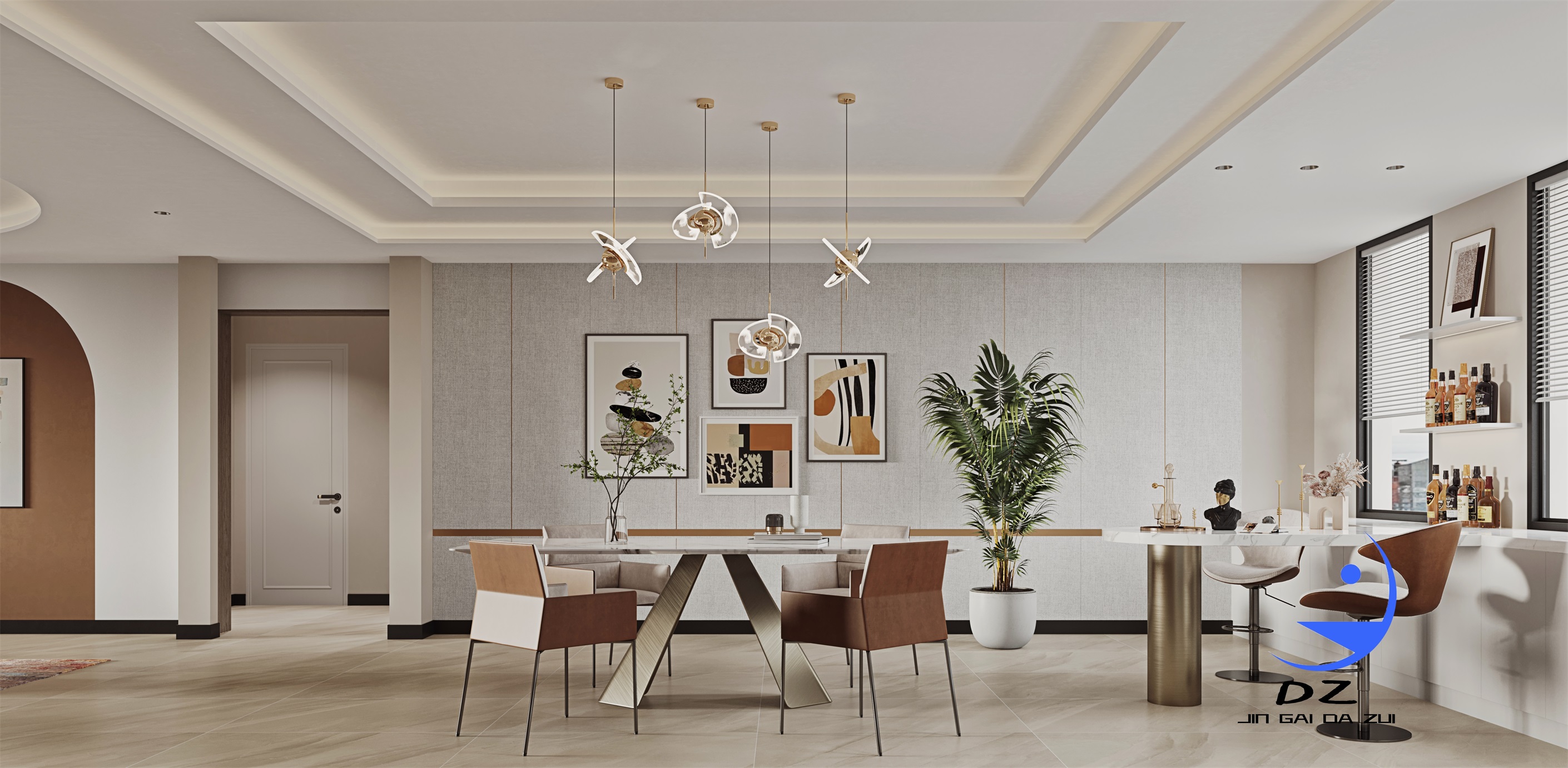 现代室内表现案例-7