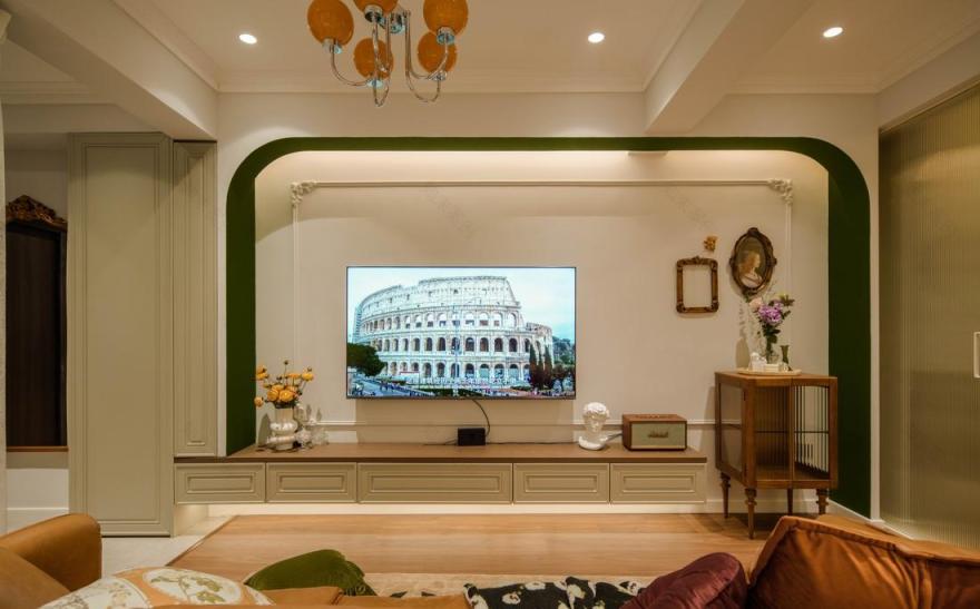 庄园浪漫 · 90 后海归女孩的复古精致小两室公寓设计-7