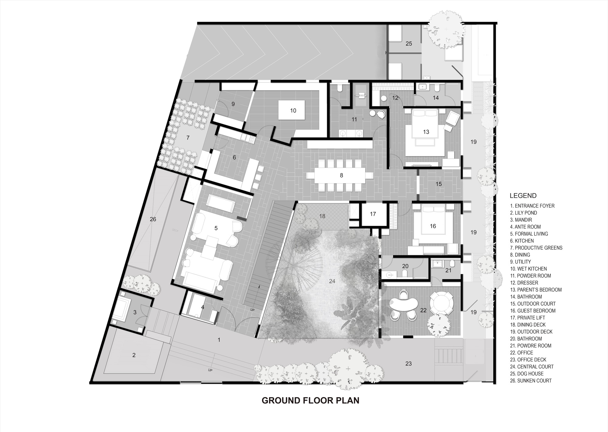 58 号项目住宅丨印度班加罗尔丨The Purple Ink Studio-15