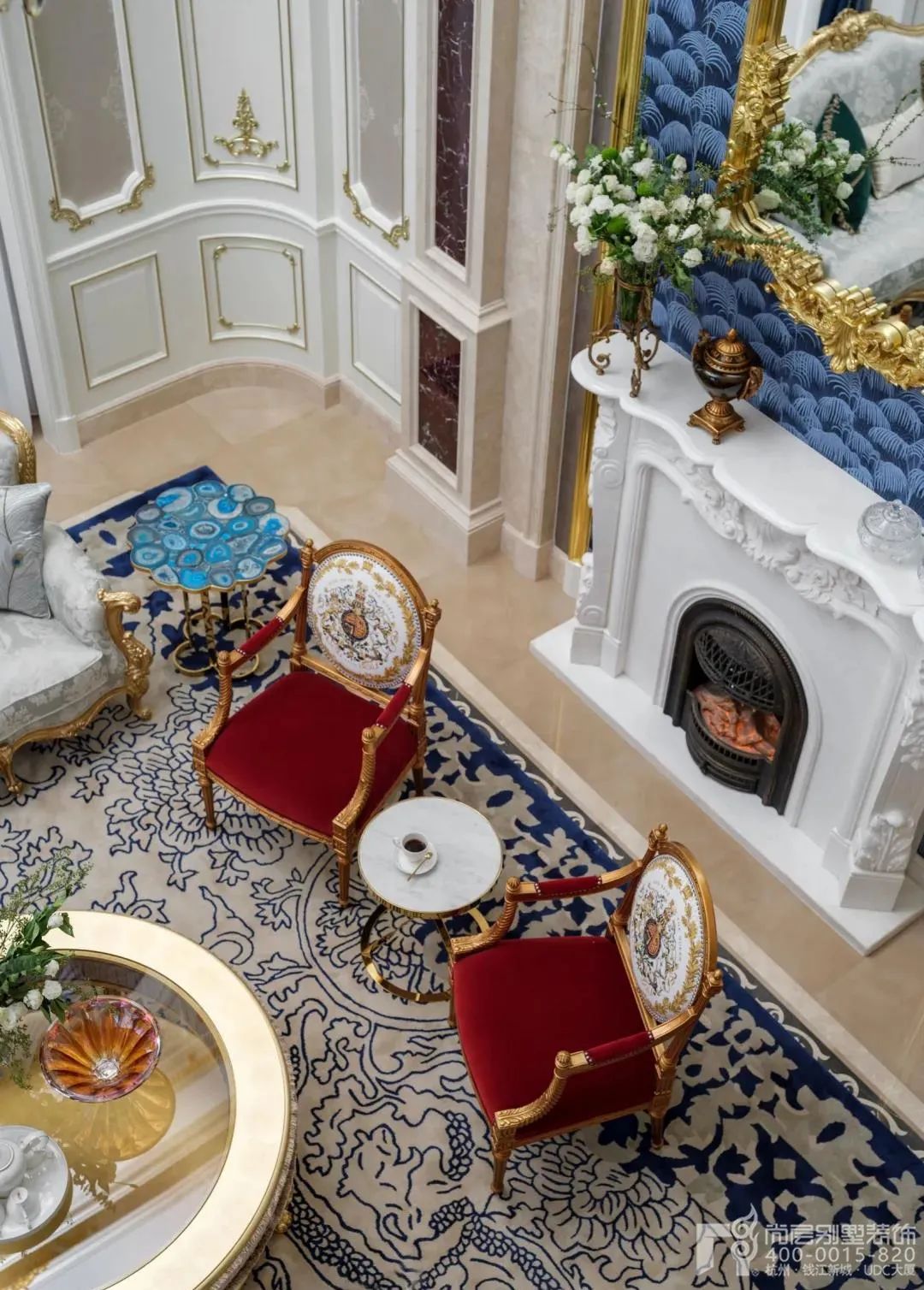 新古典主义 1200㎡独栋别墅设计丨尚层别墅装饰-28