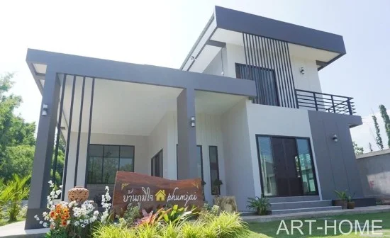 23款现代3房2层住宅设计案例丨art  home,Ali Said-28