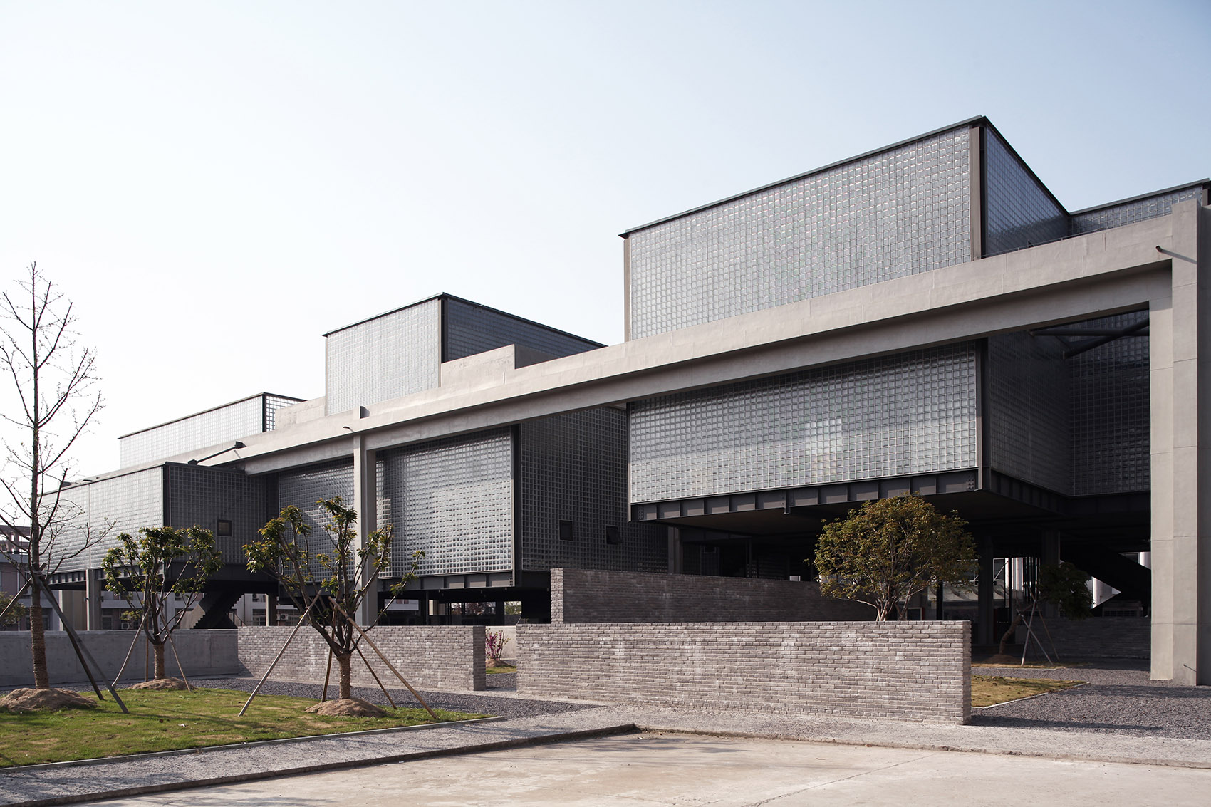 宁波柯力博物馆－混凝土框架与玻璃盒交响曲-29