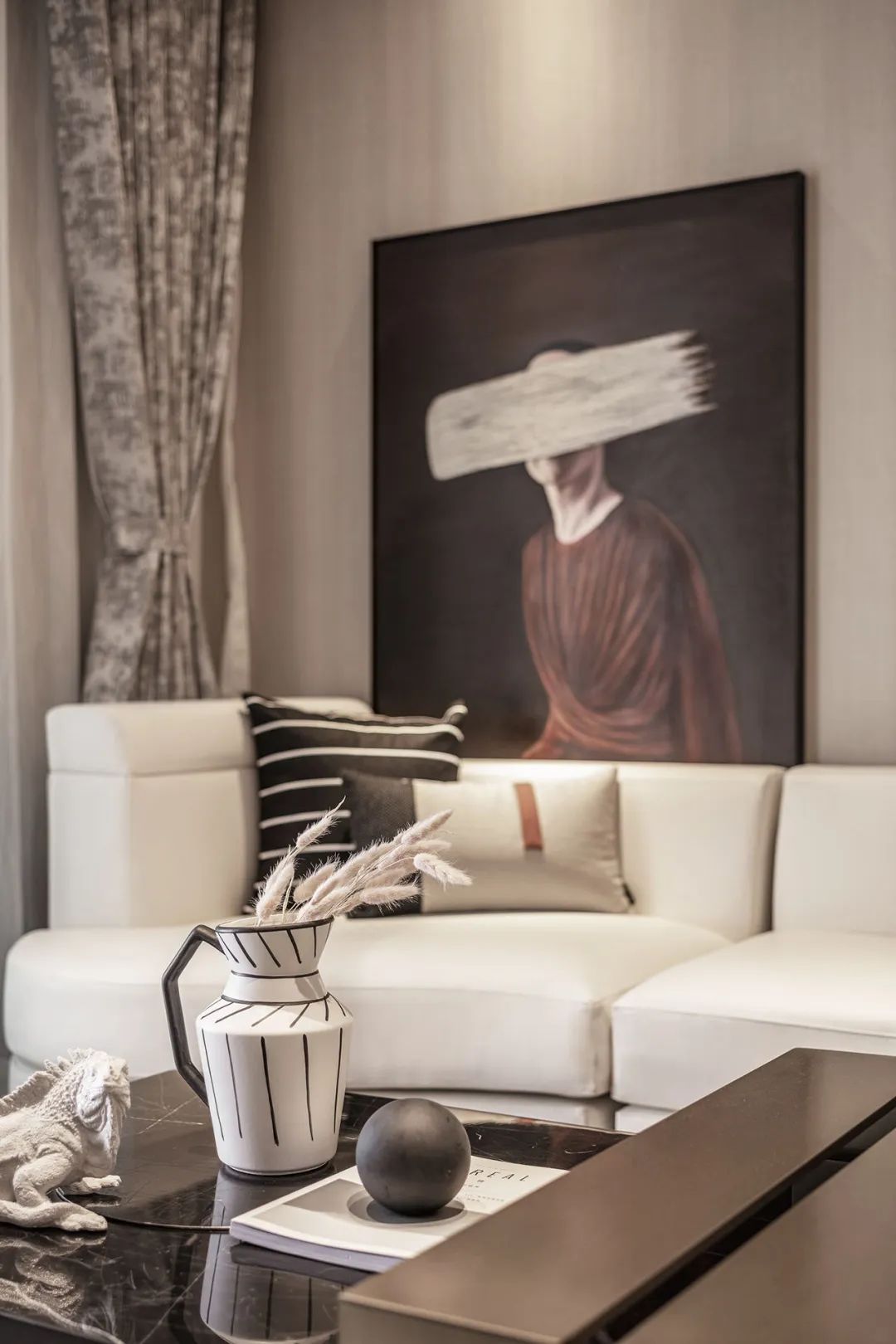 杭州中旅归锦府现代简约样板间 | 家的色彩与都市绿洲-18