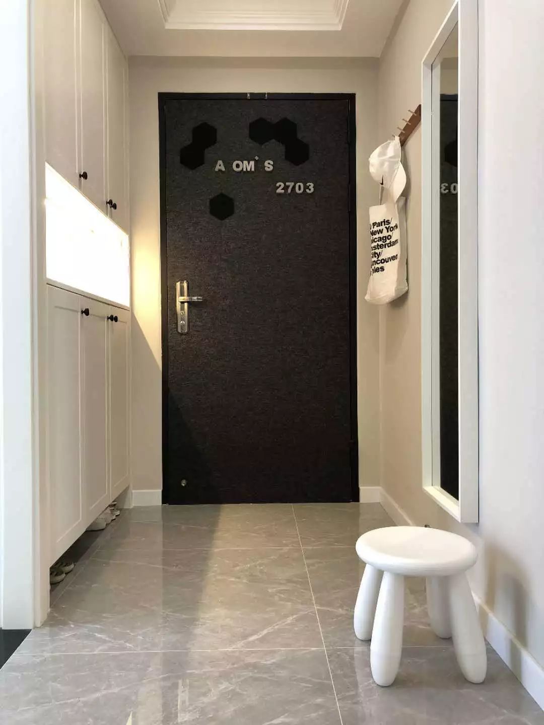 广州 115㎡女孩之家,纯软装打造文艺生活空间-12