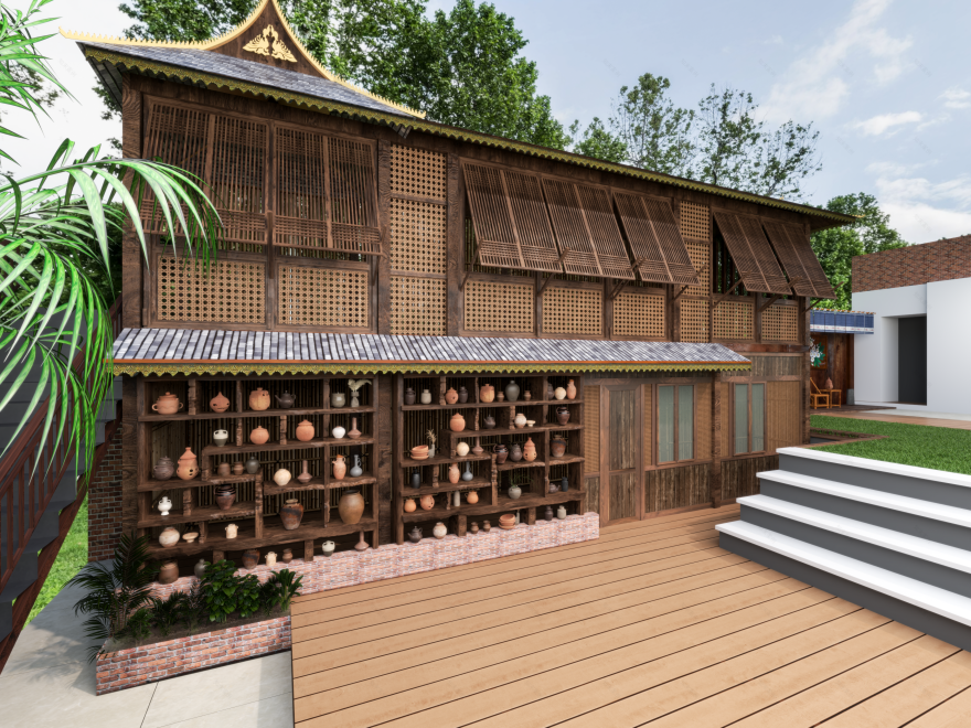 景观美陈打卡点位 · 告庄酒店改造旅拍场地效果设计丨中国西双版纳丨郭大叔和星星崽-23