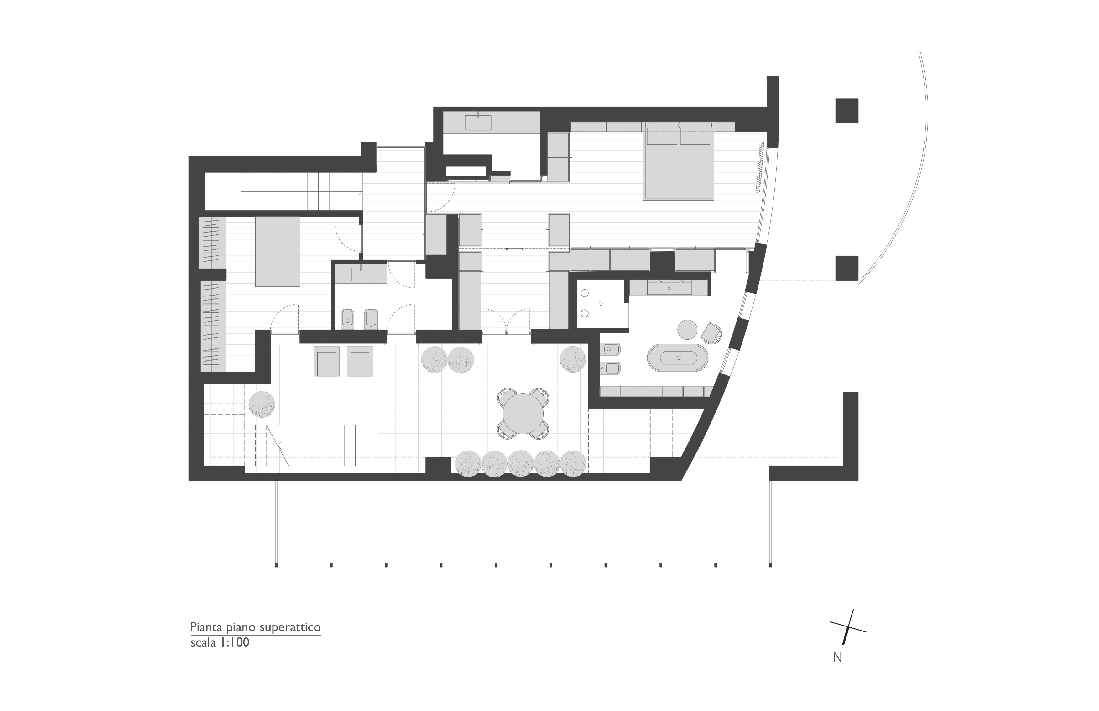意大利南部河岸的顶层复式公寓-48