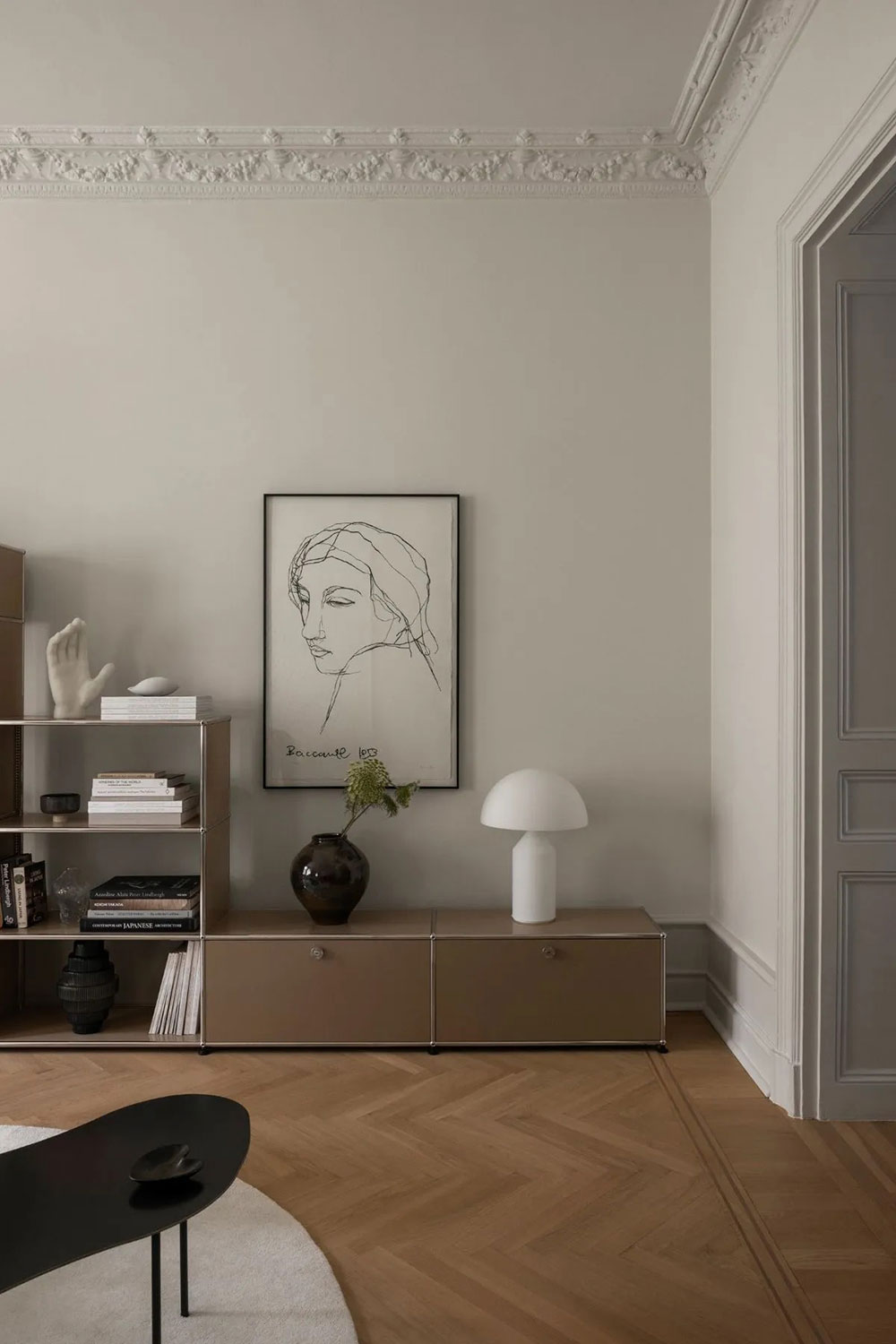 斯德哥尔摩 19 世纪房屋内精致的现代公寓-4