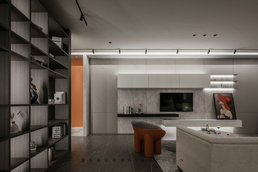 木兮贝全屋定制展厅丨墨鱼空间设计-17