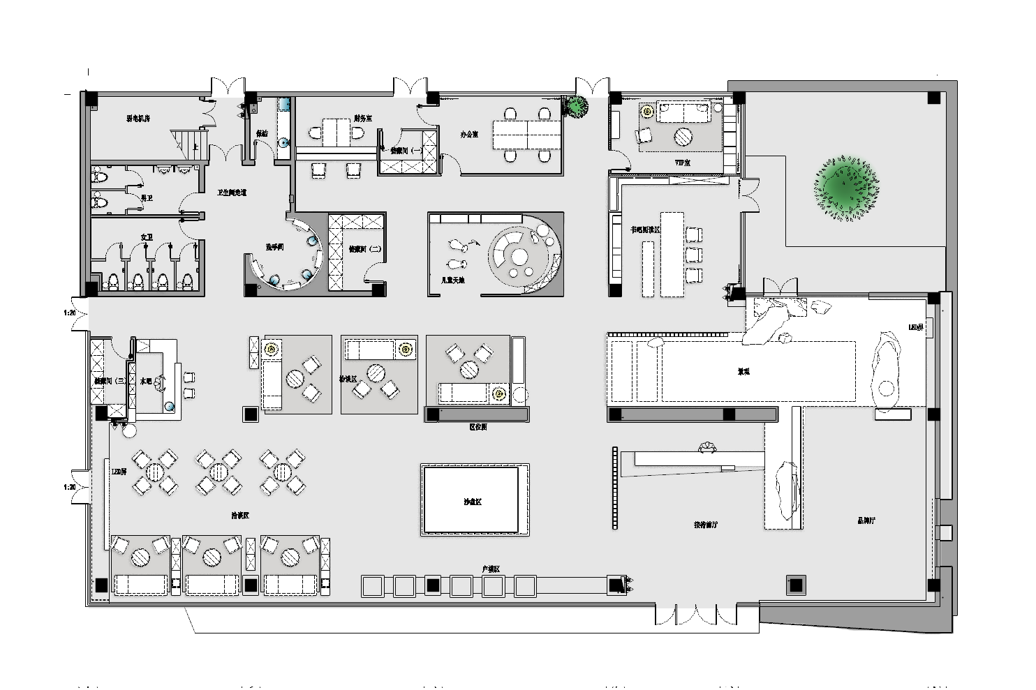 山水梦境 · 张家港中梁·文锦云庭售楼处设计丨中国江苏丨一目空间设计软装团队,思创合设计TCC DESIGN-46