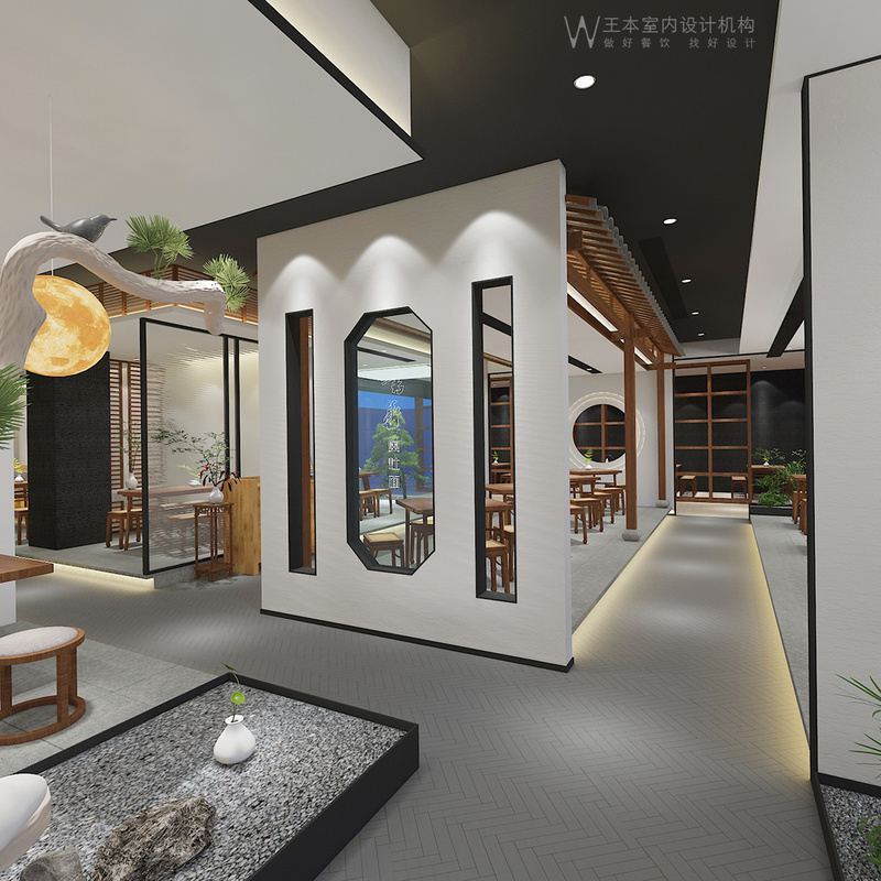 苏式面馆新中式设计丨中国南京丨万中设计王本餐饮空间设计机构-9