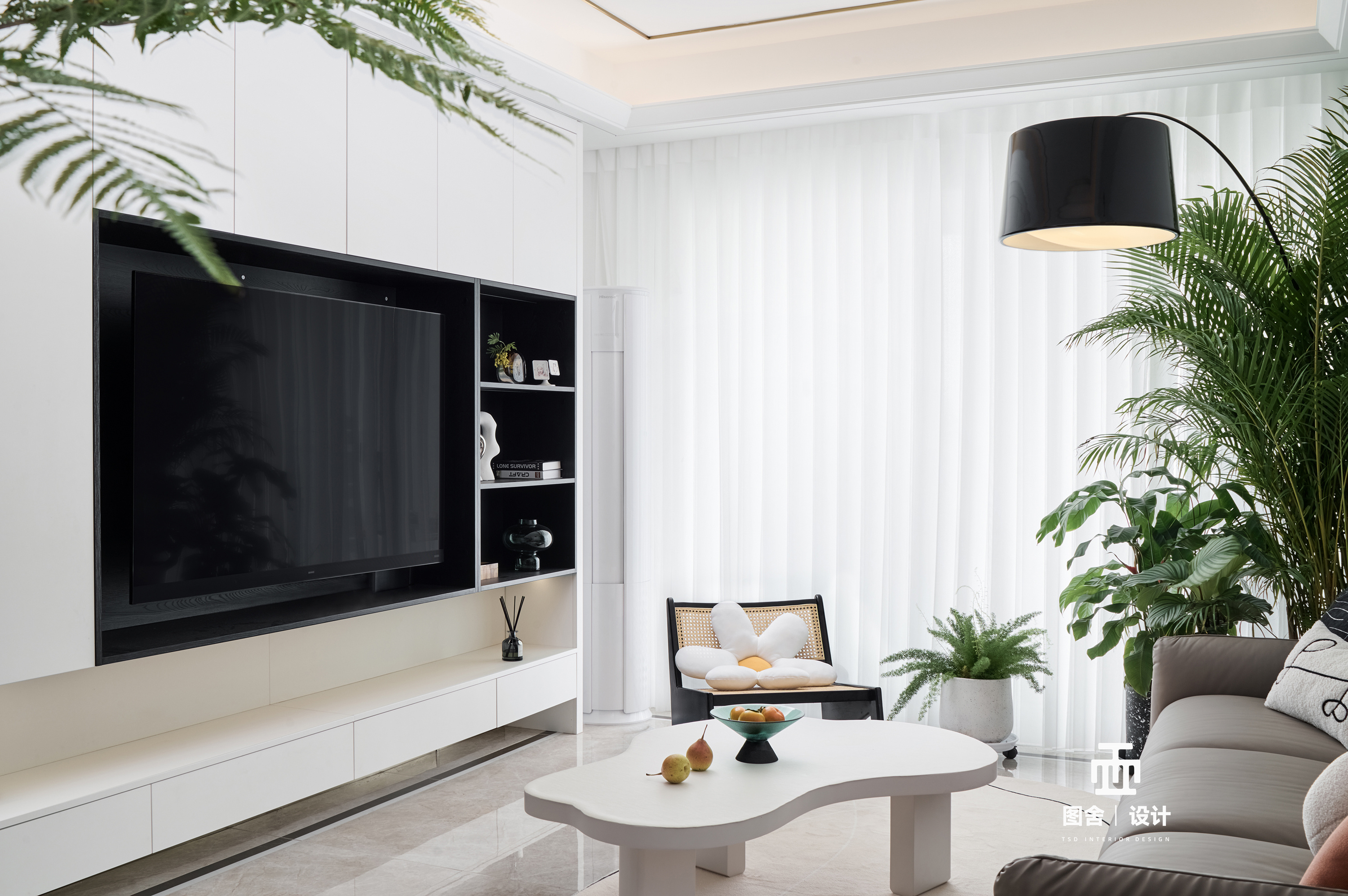 时尚精致的“双面”女主复古,自然新家丨图舍设计-35