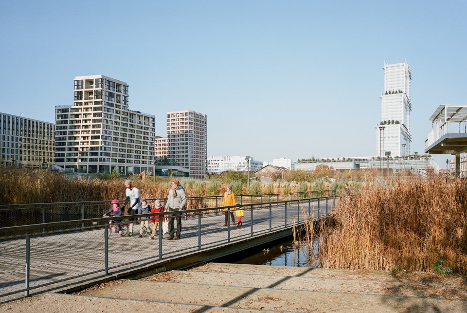 巴黎 Clichy-Batignolles 文化街区 | 绿色景观与建筑的完美融合-11