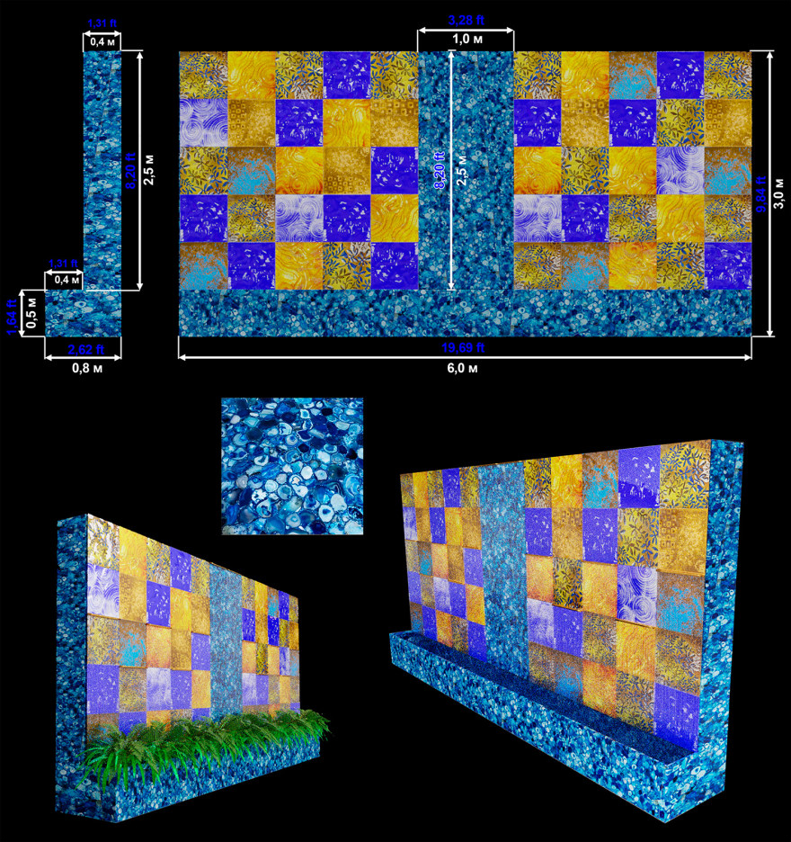 Aqua Cascata室内喷泉设计丨美国克利夫兰丨DION ART团队-8