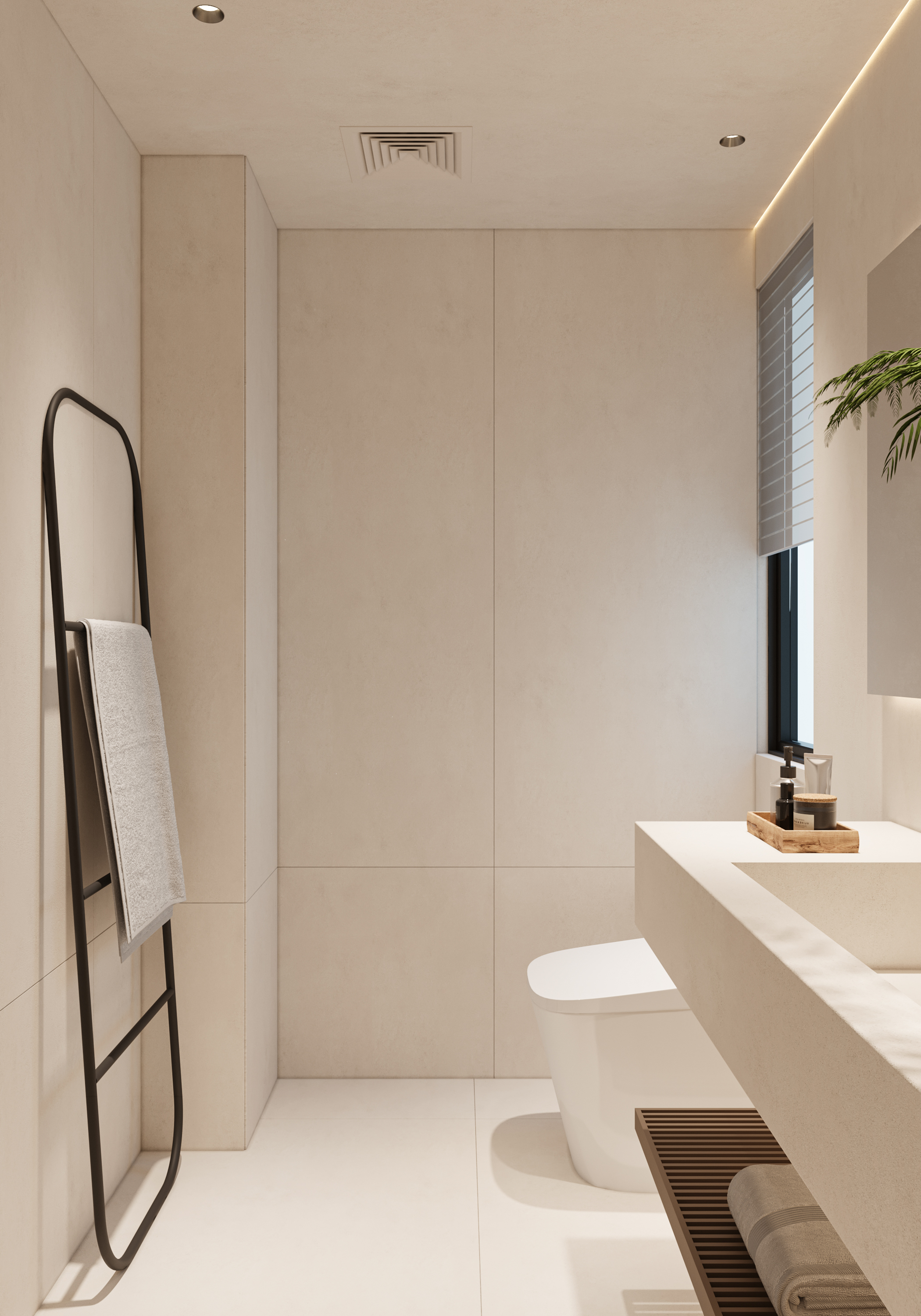 《甜度47%》·悬浮式奶油风套房的克制定律丨冈舍效果图表现-10