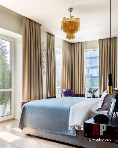 莫斯科带石膏浮雕及定制家具的现代公寓设计丨俄罗斯莫斯科丨Евдокимова Ольга,Зайцева Олеся-31