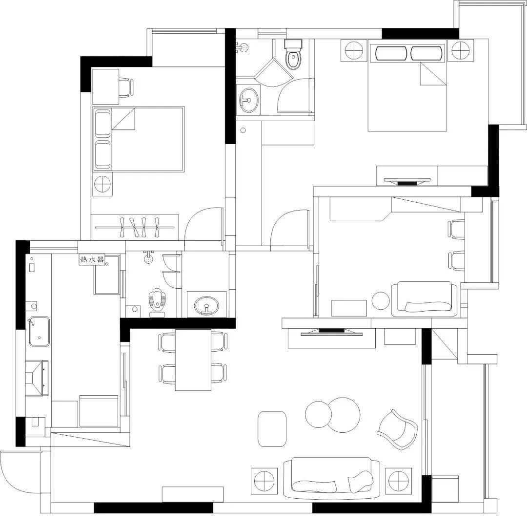 东原 D7 装修完工案例丨中国重庆丨美的家装饰-20