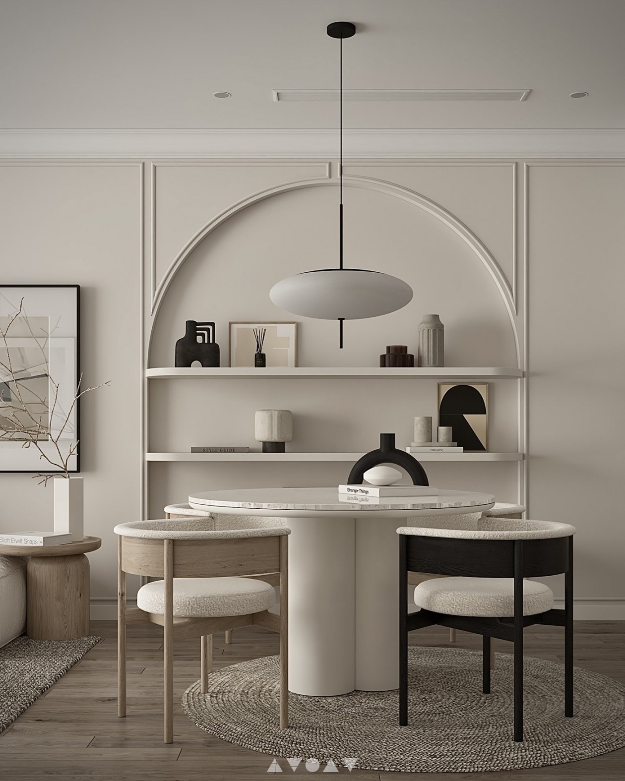 乳白色清新公寓，细腻而质朴-6