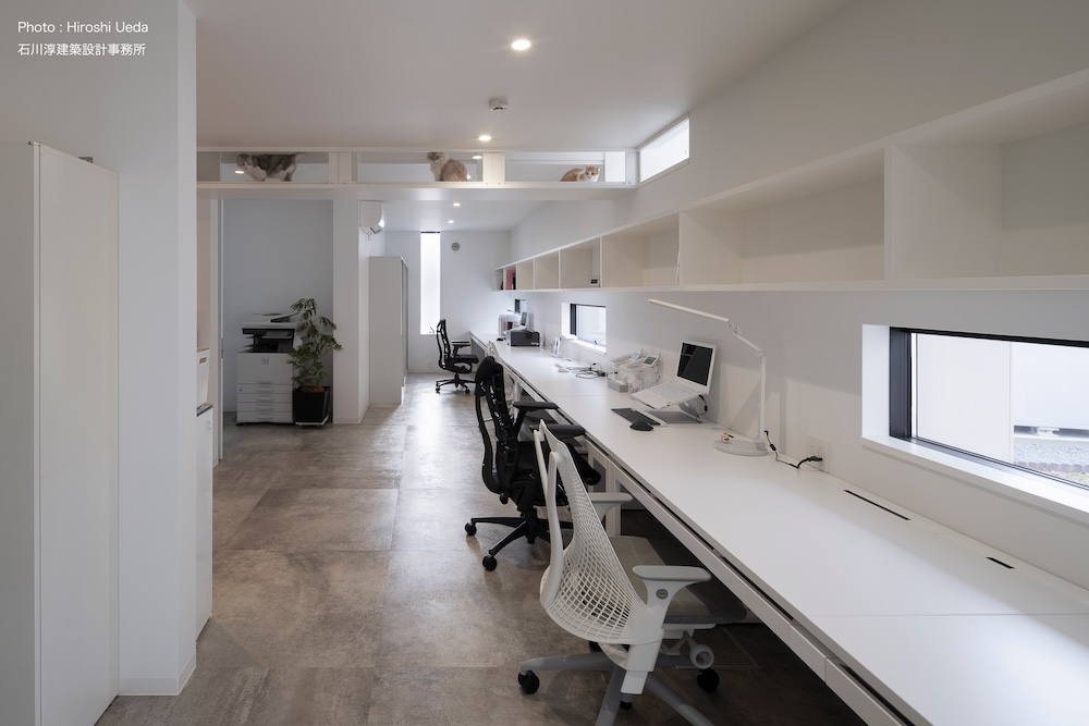 猫も通勤・事務所併用住宅OUCHI  48丨日本福岛丨石川淳建築設計事務所-32