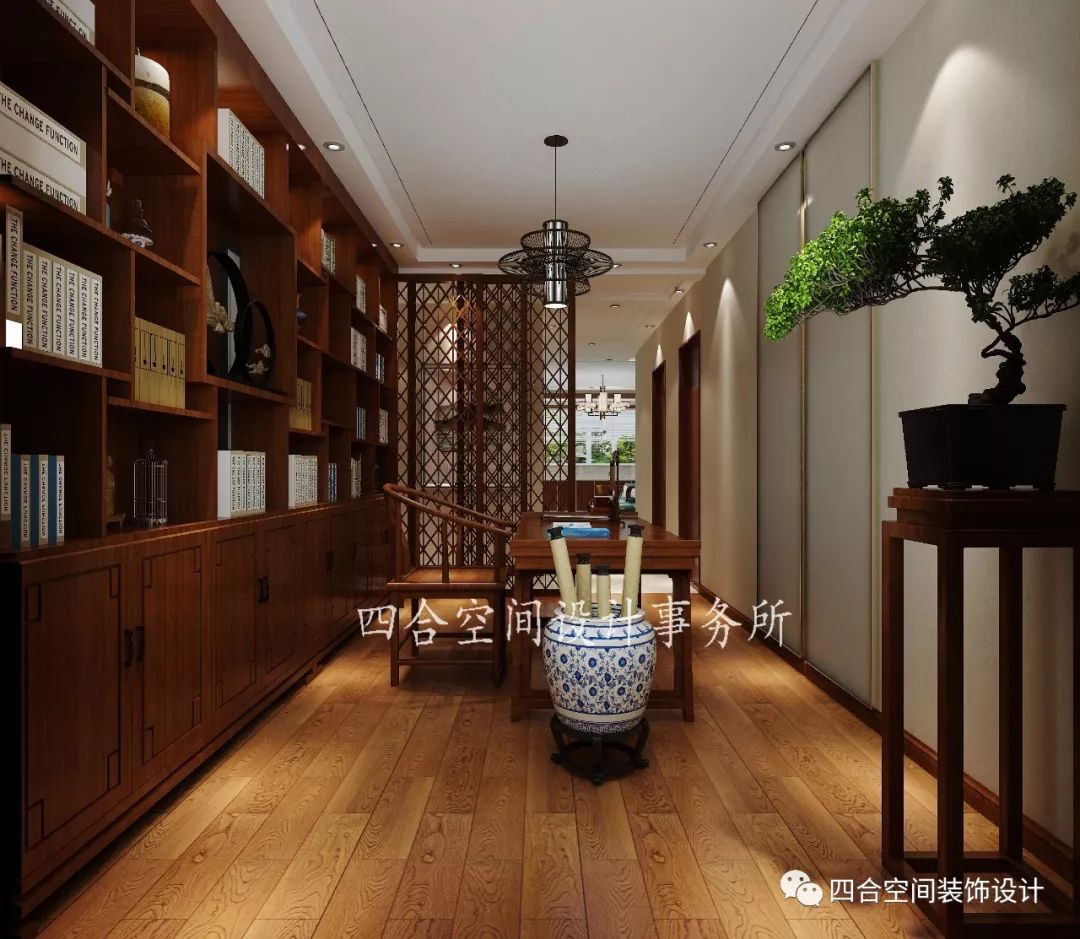 太原富佳苑四居室新中式设计，尽显东方古韵与创新时尚-24