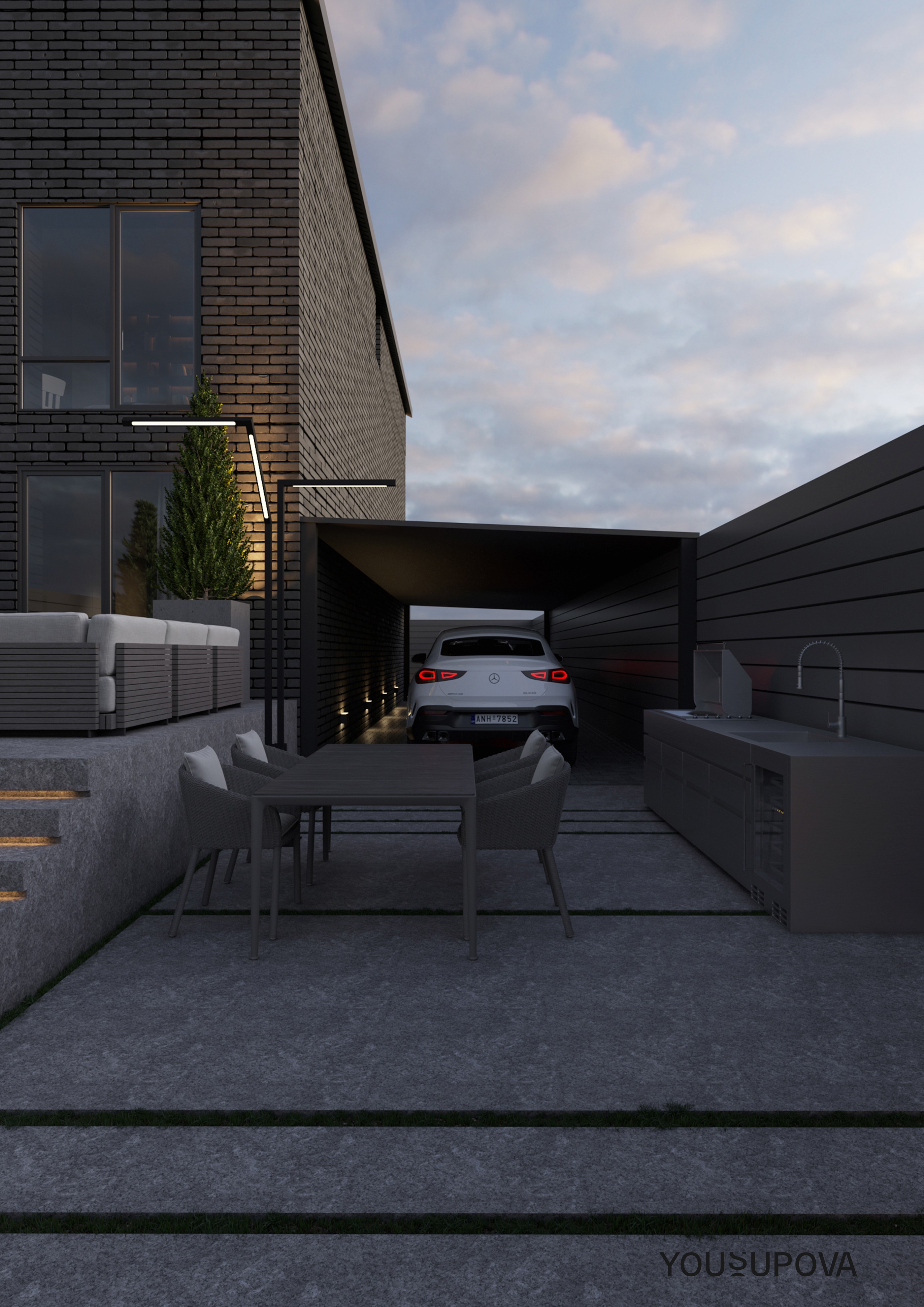 水泥灰色系 空间设计-32