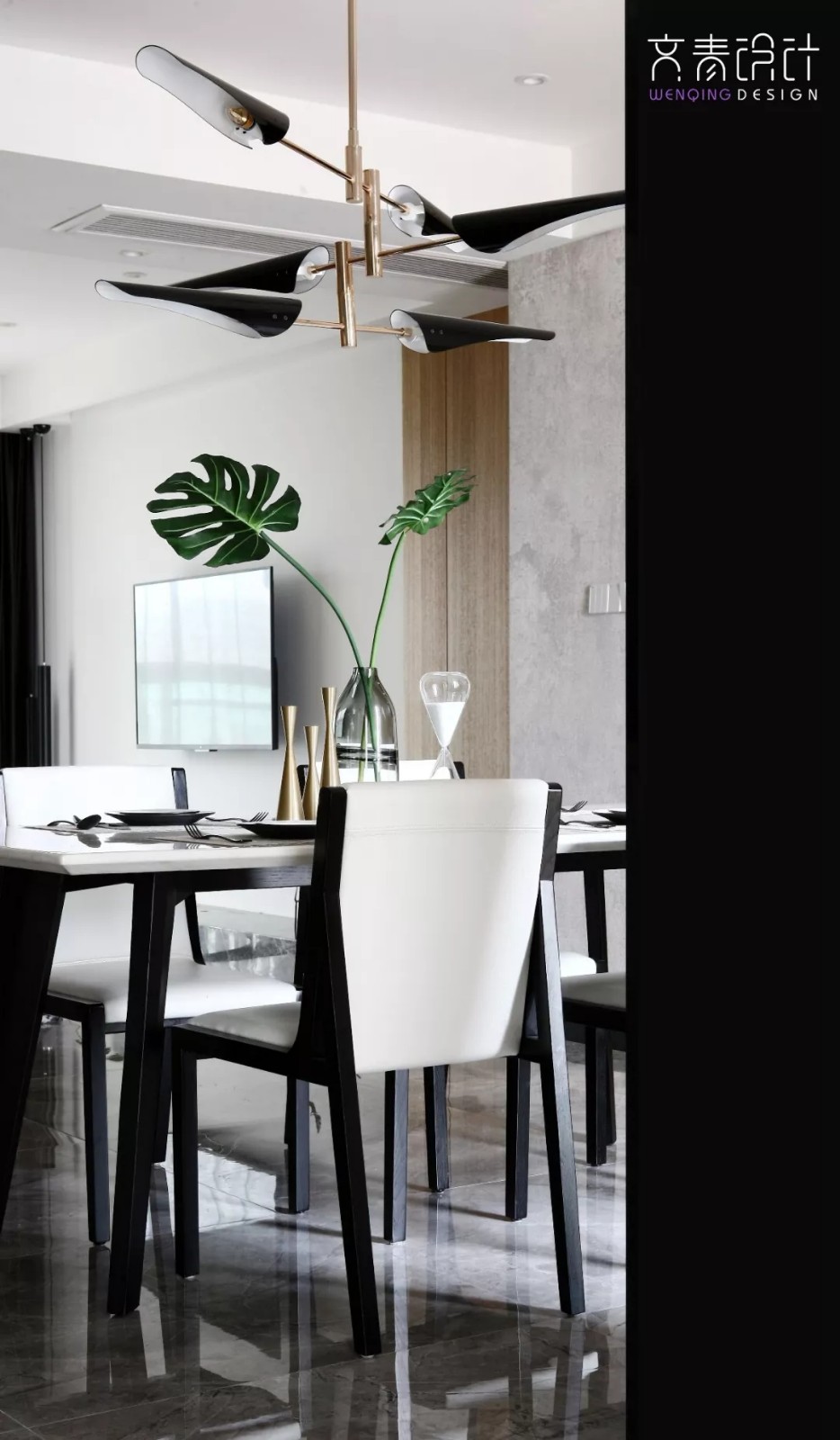 《朋友》140㎡轻奢现代住宅 文青设计-14